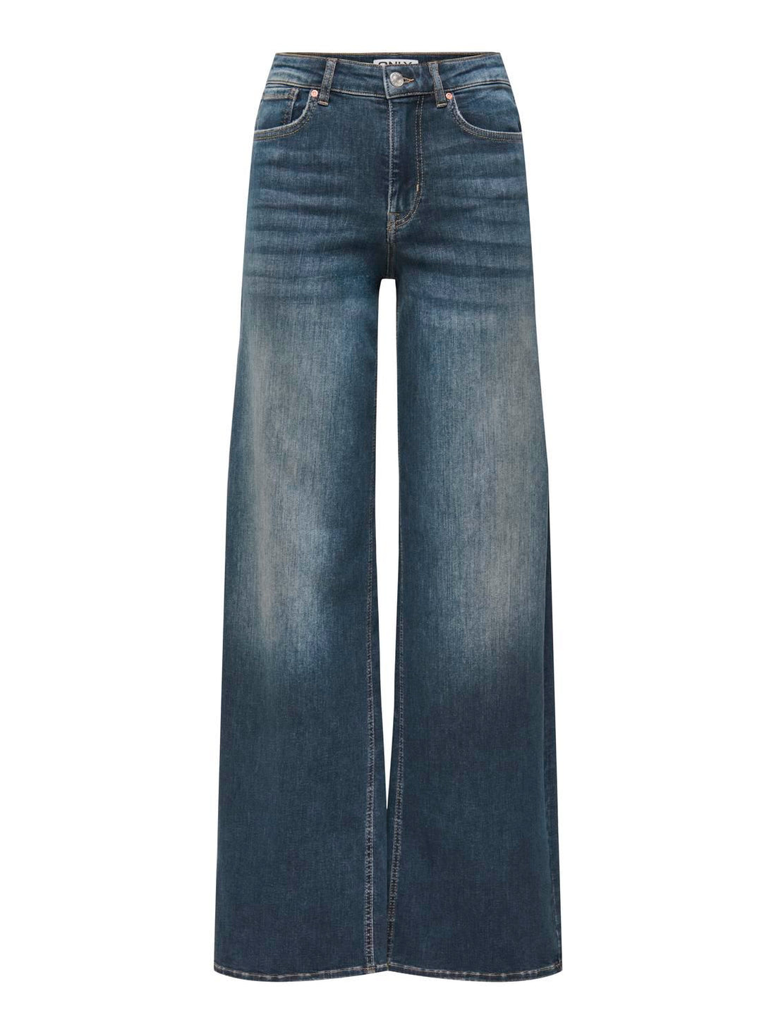 Onlmadison Blush Hw Wide Dnm Dot529 Noos Blå