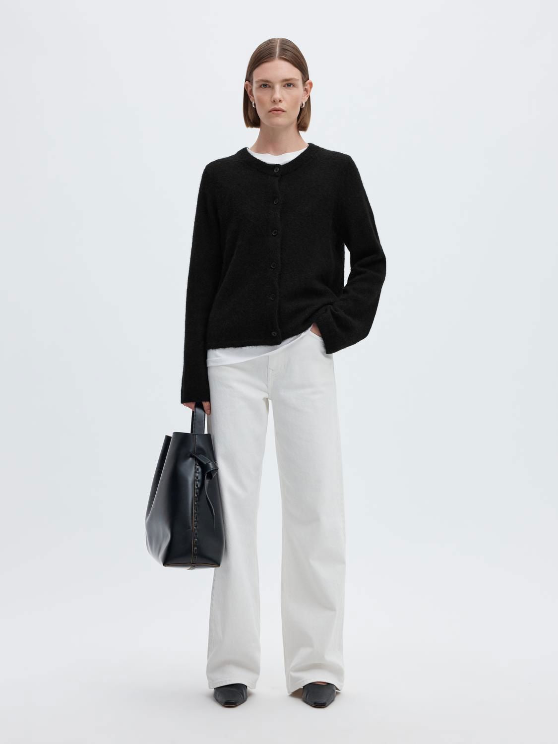Slwlulu New Ls Knit Cardigan Noos Sort