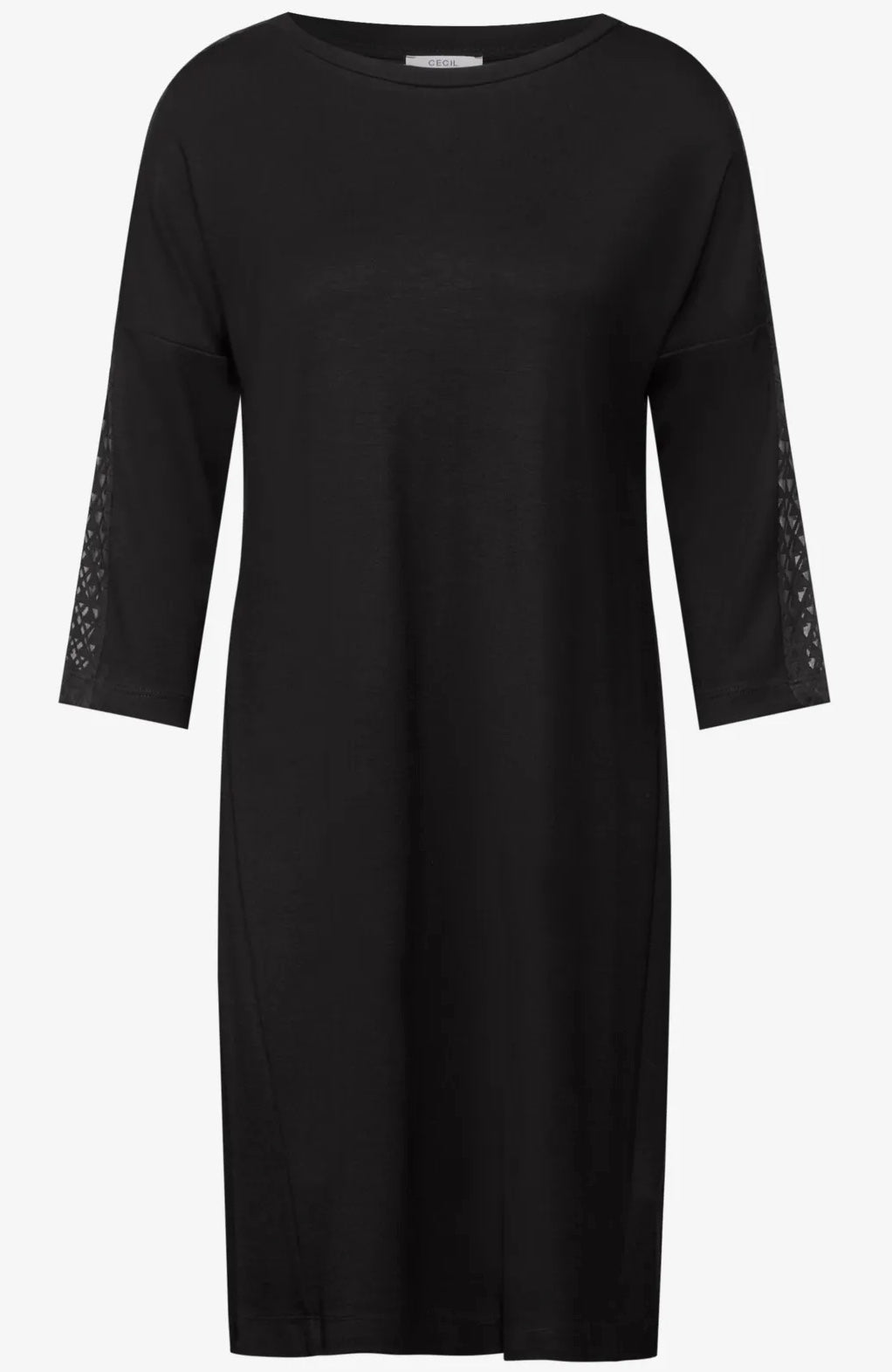 Mesh dress Svart