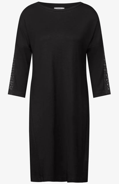 Mesh dress Svart