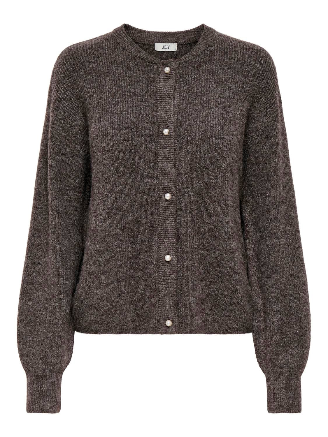 Jdylumi L/s Button Cardiga Knt Noos Grå