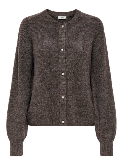 Jdylumi L/s Button Cardiga Knt Noos Grå