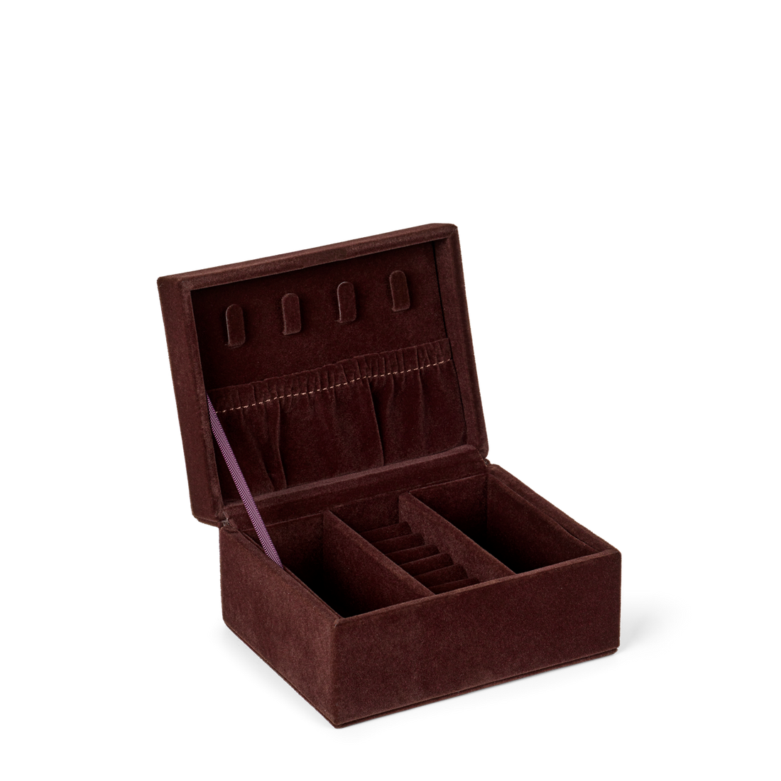 Day Velvet Jewelry Case Small Burgunder
