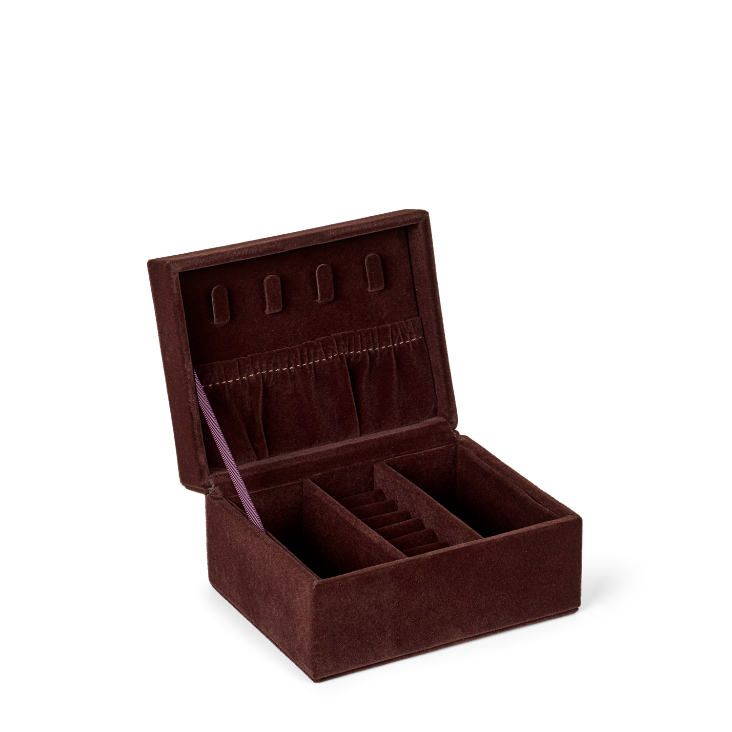 Day Velvet Jewelry Case Small Burgunder