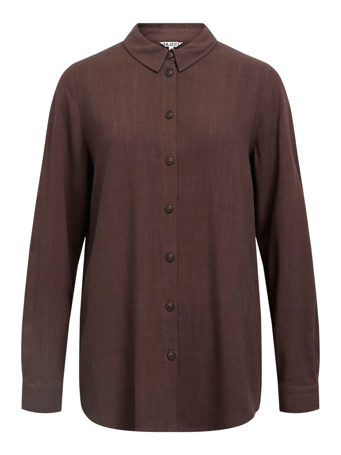 Objsanne L/s Shirt Noos Brun