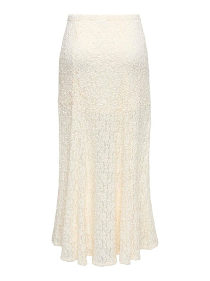 Jdygallas Long Lace Skirt Jrs Hvit