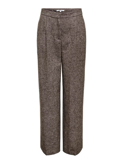 Onlbekka Life Hw Wide Wool Look Pant Tlr Sort