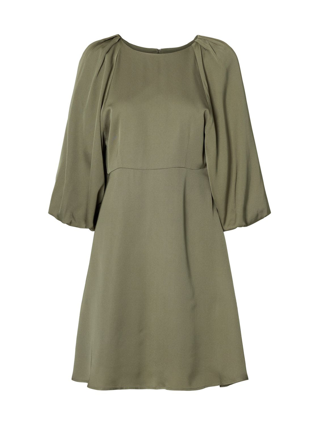 Slflaurina 3/4 Short Regular Dress Noos Grønn