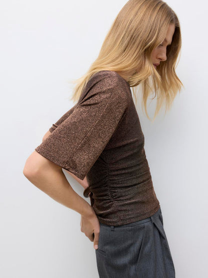Awursula 2/4 Boatneck Top Sort