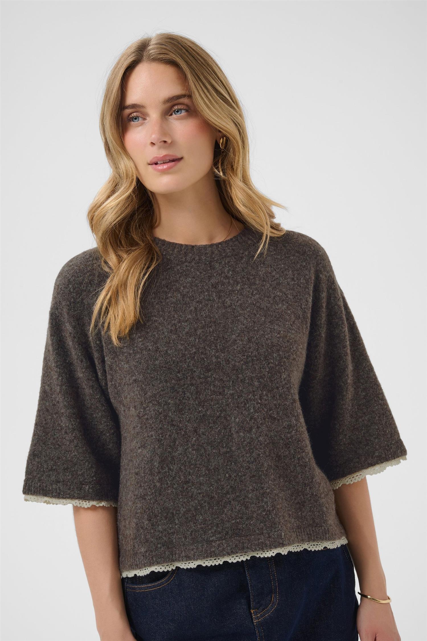 Crkibana Knit Pullover Brun
