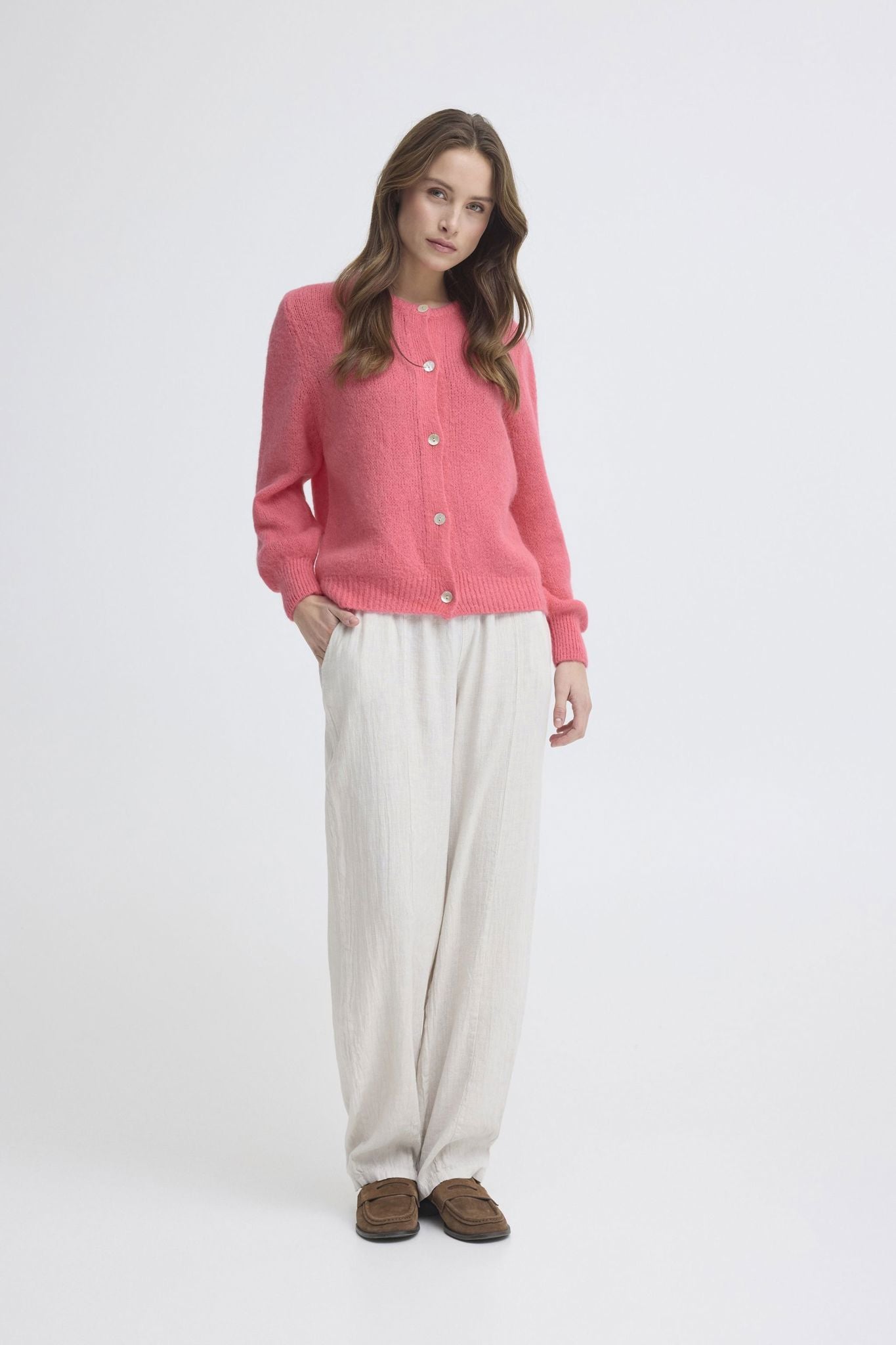 Sbgulvig Knit Cardigan Blå