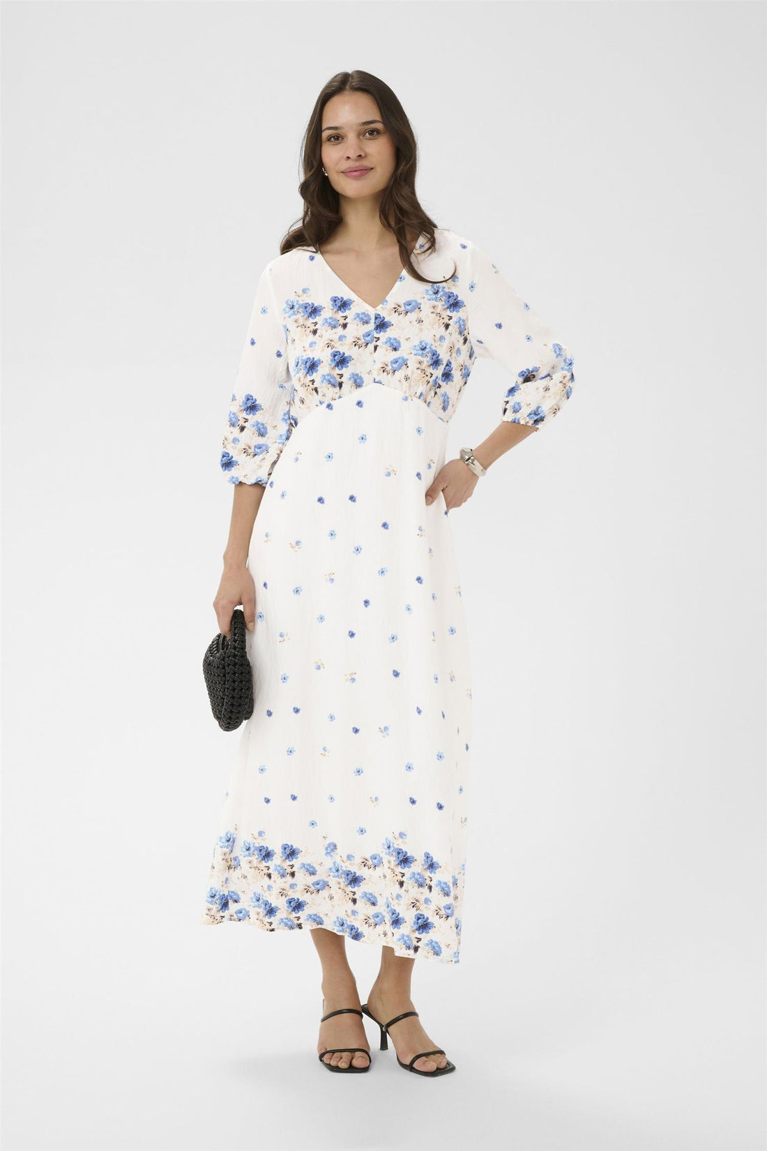 Karosine Long Dress Blå