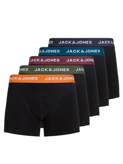 Jacoliver Solid Trunks 5 Pack Box Sort