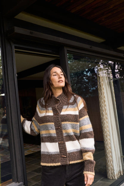 Pzgeorgie Cardigan Brun