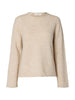 Slwlulu New Ls Knit O-Neck Noos Beige