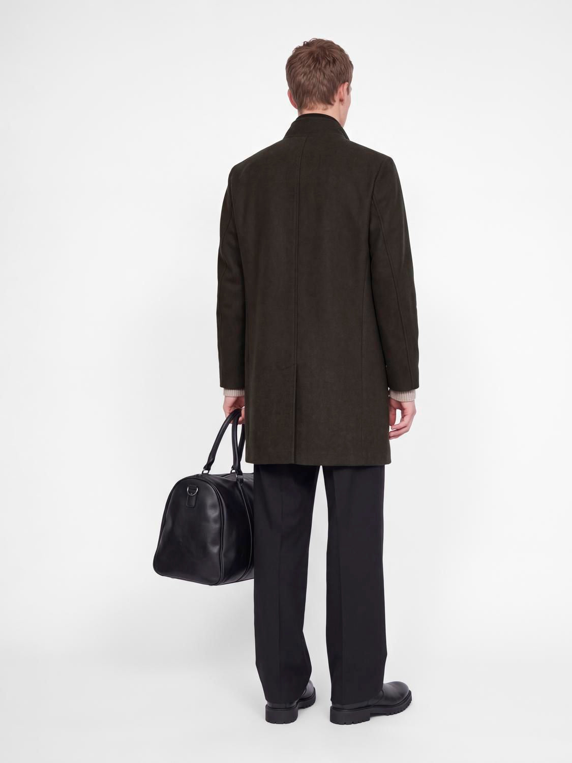 Jprmelton Wool Blend Coat Aw26 Sn Brun