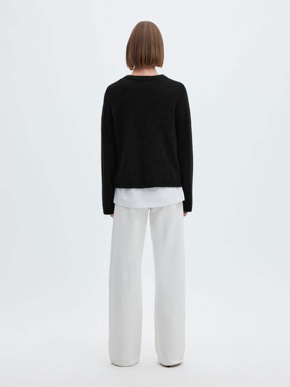 Slwlulu New Ls Knit Cardigan Noos Sort