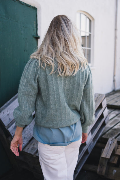 Rausamalie Puff Pullover Grønn