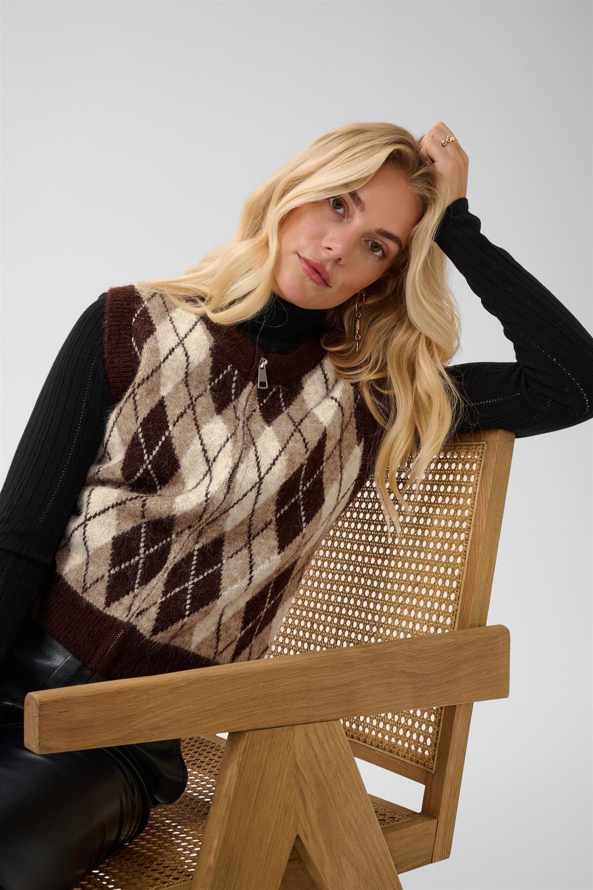 Crmirea Knit Vest Brun
