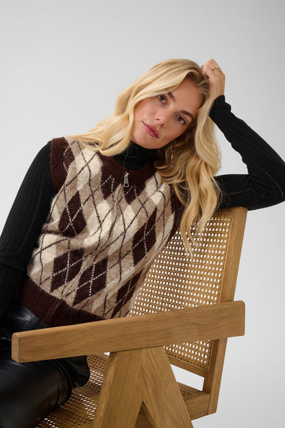 Crmirea Knit Vest Brun