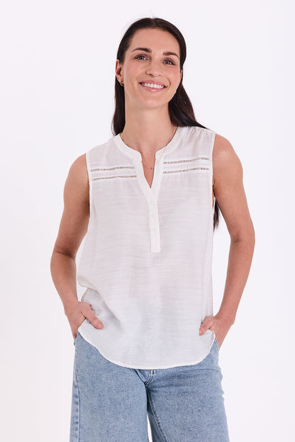 Fqandrea-Blouse Hvit