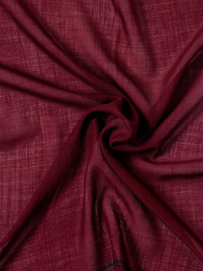 Slfria Wool Scarf Mørkelilla