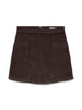 Vmkata Hr Corduroy Short Skirt Noos Brun
