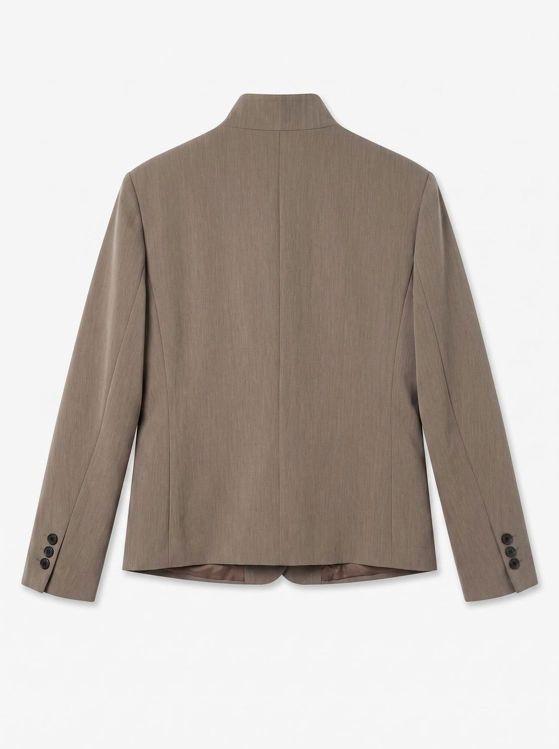Vmdina Ls High Neck Blazer Lcs Beige