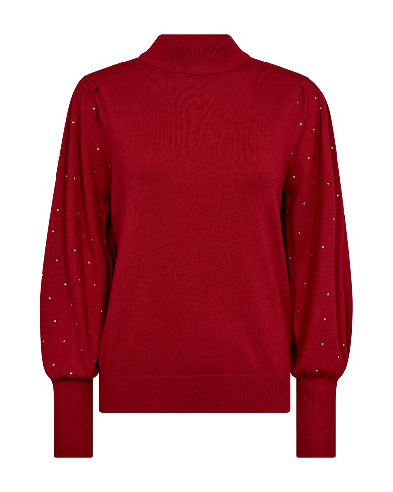 Fqdotka-Pullover Rød