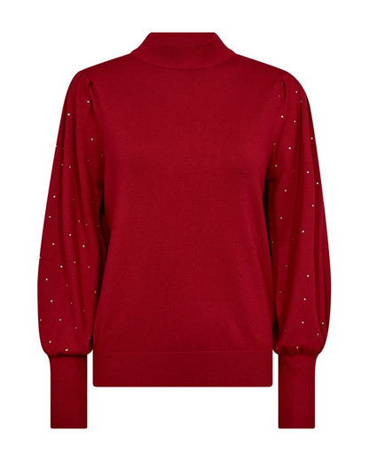 Fqdotka-Pullover Rød
