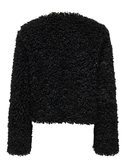 Jdyneo Faux Fur Jacket Otw Sie Sort