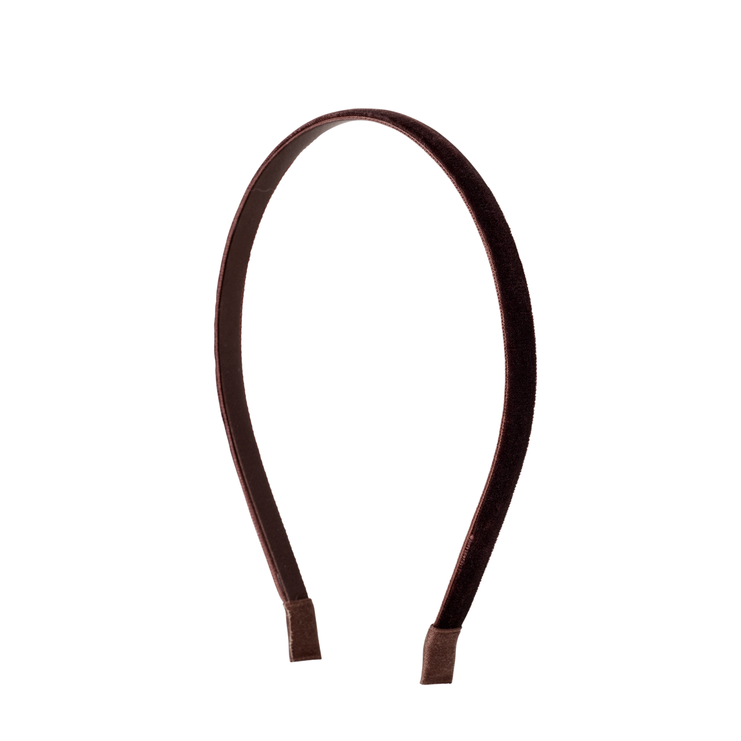 Day Slim Velvet Hair Band Brun