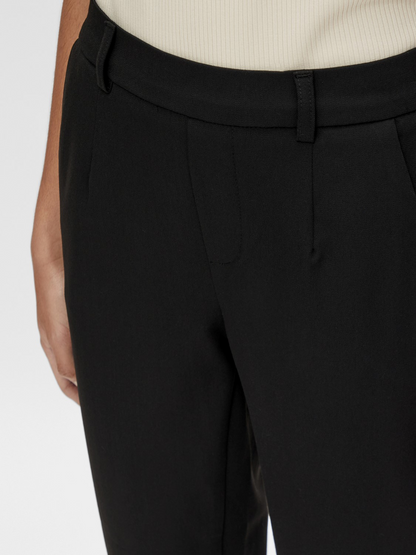 OBJLISA SLIM PANT Svart