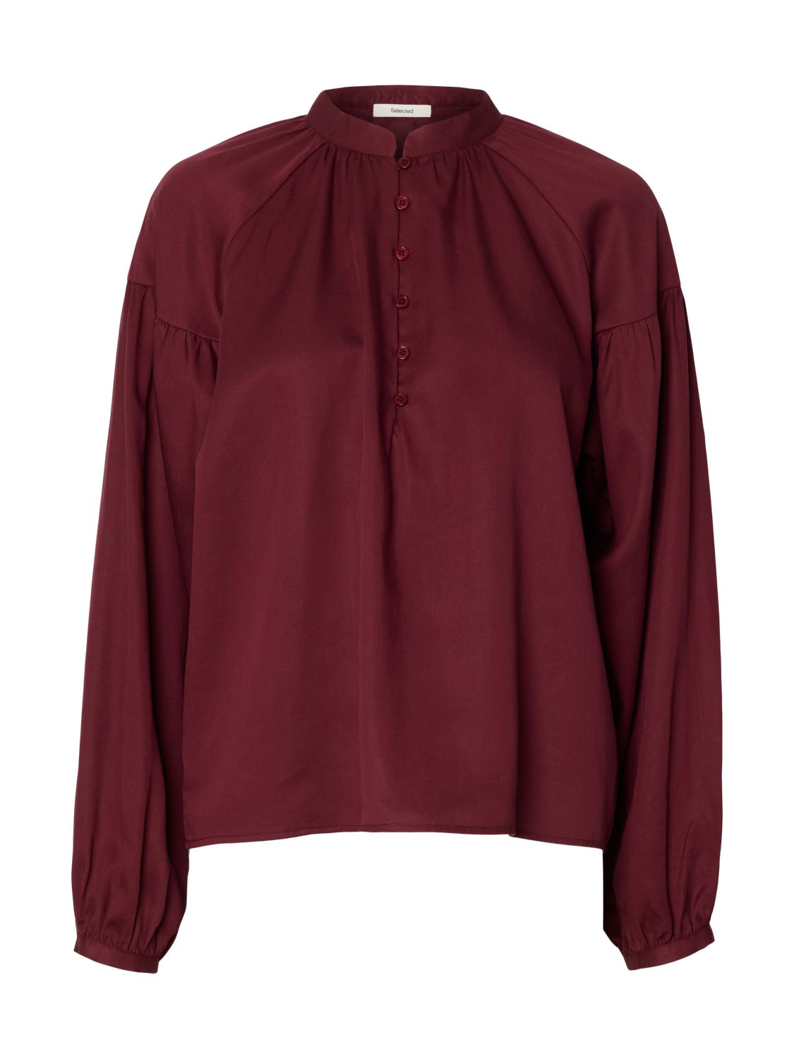 Slwdonna Ls Shirt Noos Burgunder