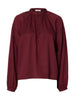 Slwdonna Ls Shirt Noos Burgunder