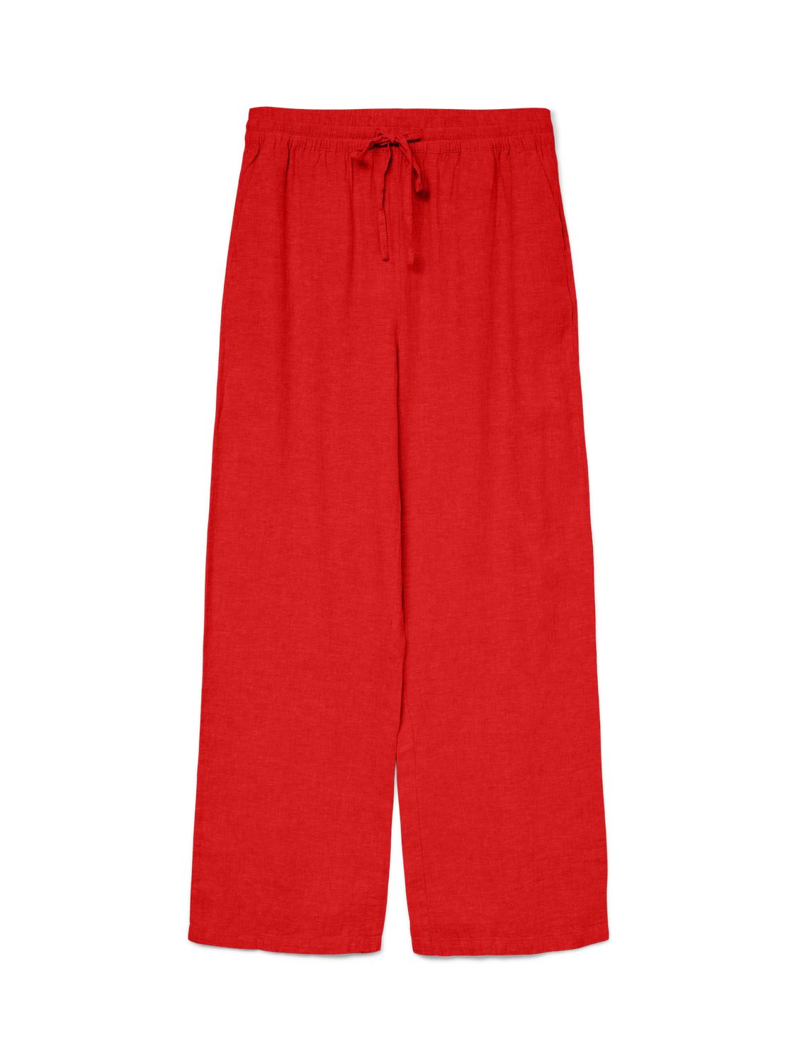 Vmlinn Hw Pants Wvn Noos Rød
