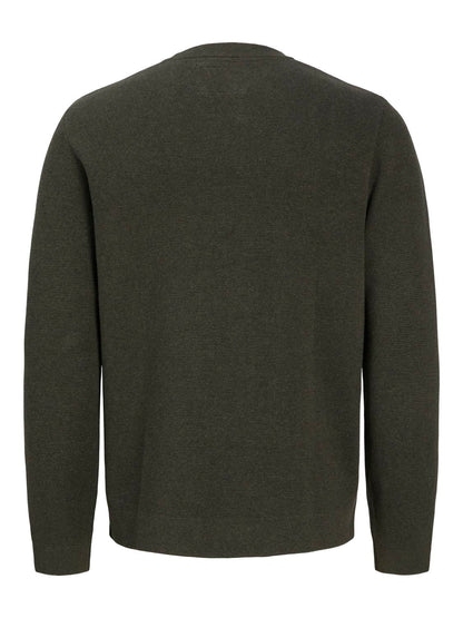Jprblamilano Stitch Knit Crew Neck Sn Grønn