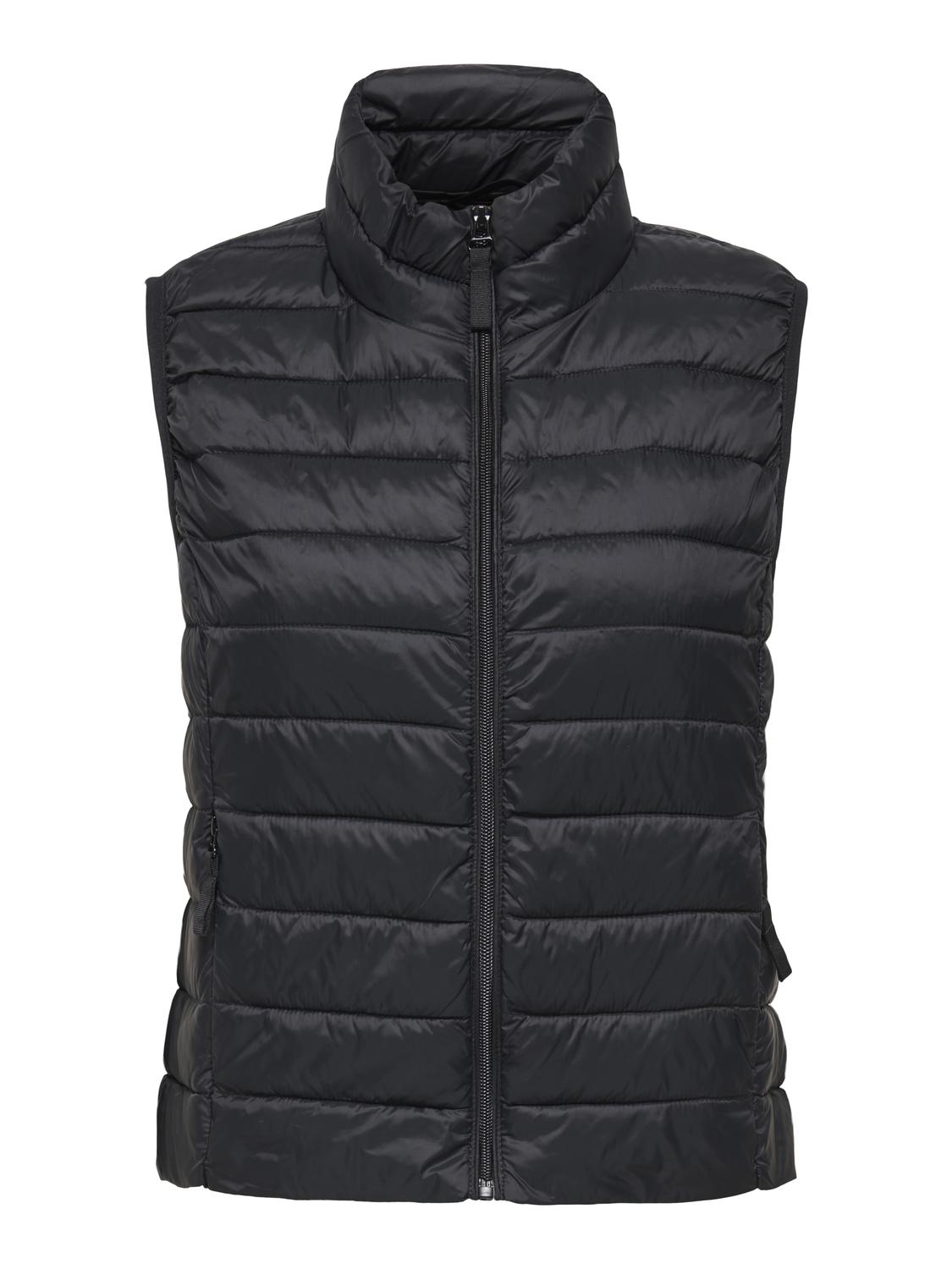 Onltahia Lw Quilted Waistcoat Otw Noos Sort