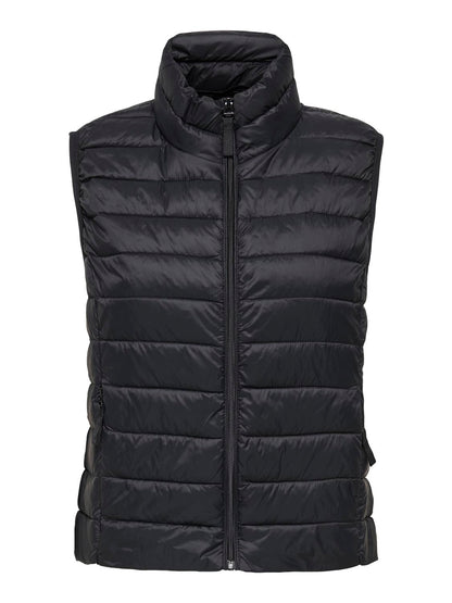 Onltahia Lw Quilted Waistcoat Otw Noos Sort