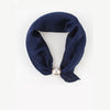 SOLID COLOUR SCARF&PEARL Blå