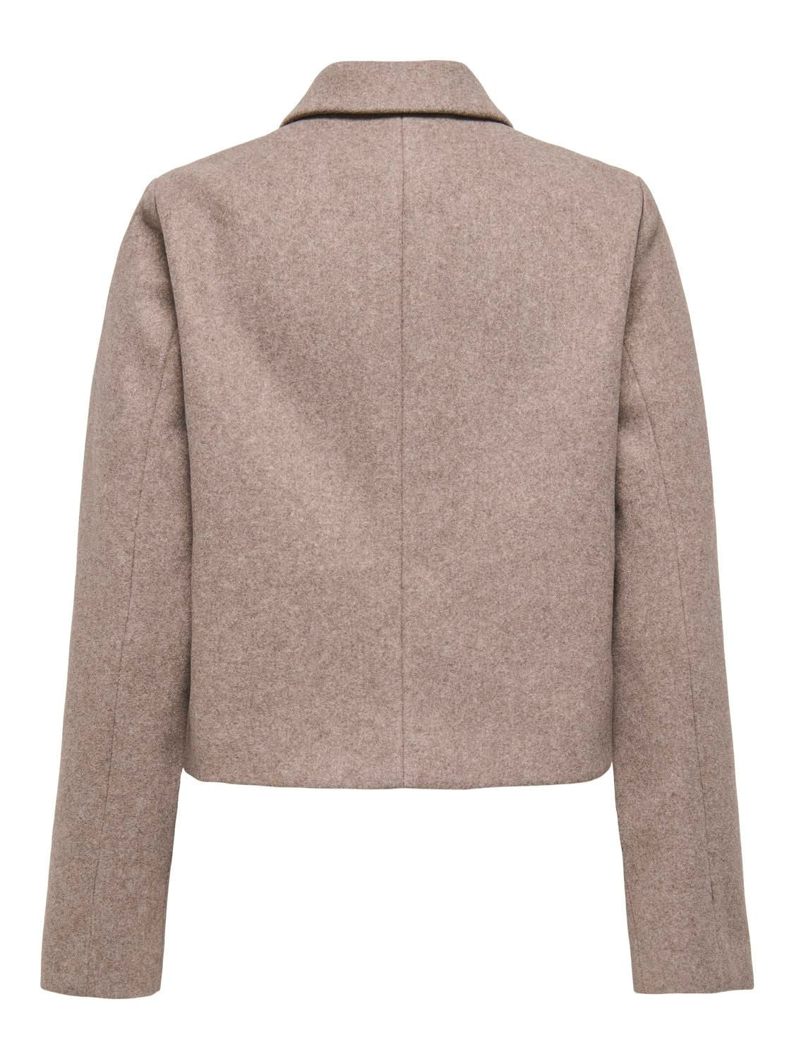 Onlvela Zip Short Jacket Otw Noos Grå