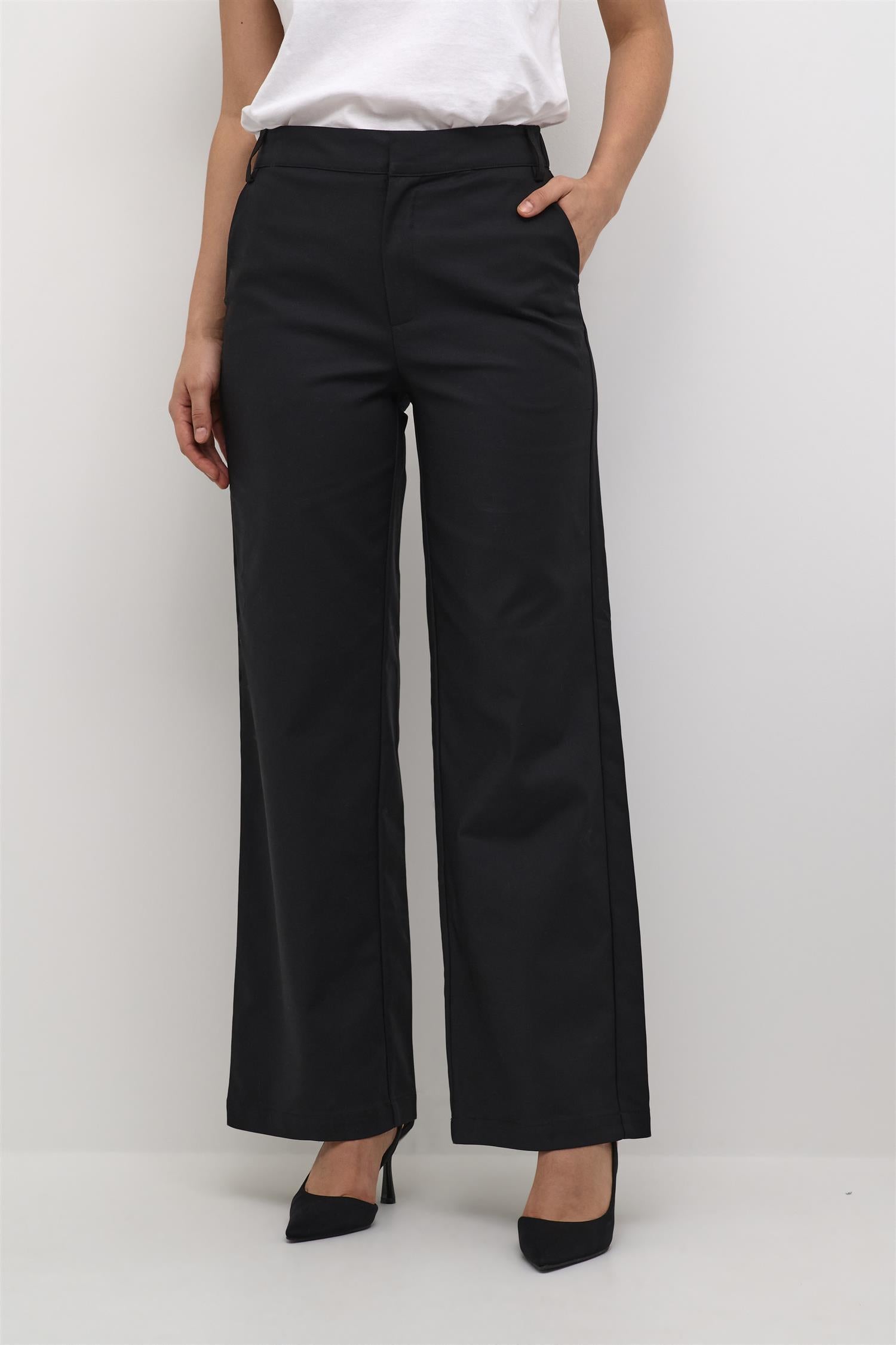 KAloraine Wide Pants Black Deep