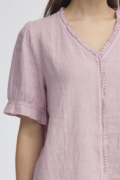 Sbfontanelle Ss Flounce Blouse Rosa