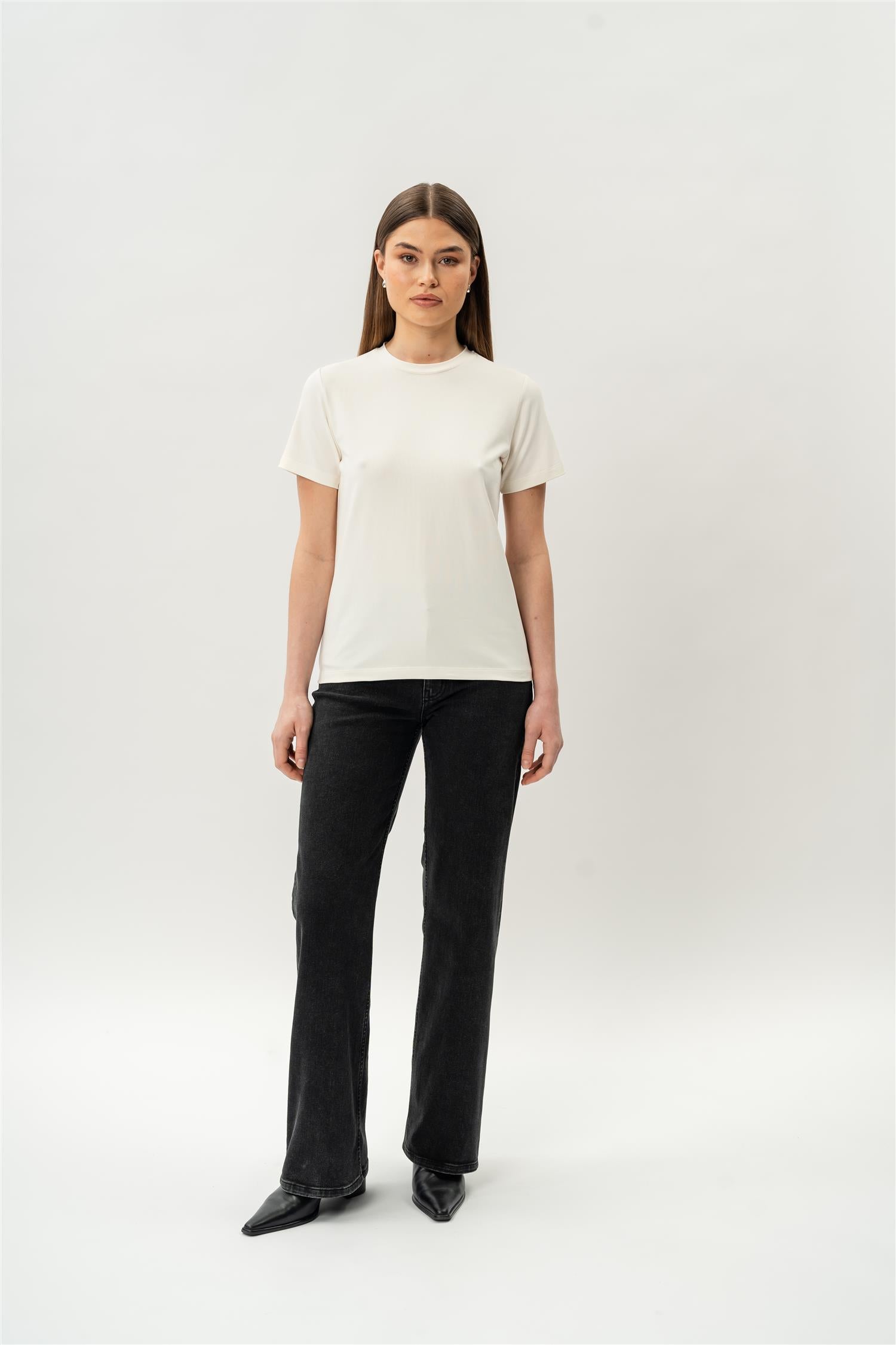 Fitted Pima T-shirt Off-White