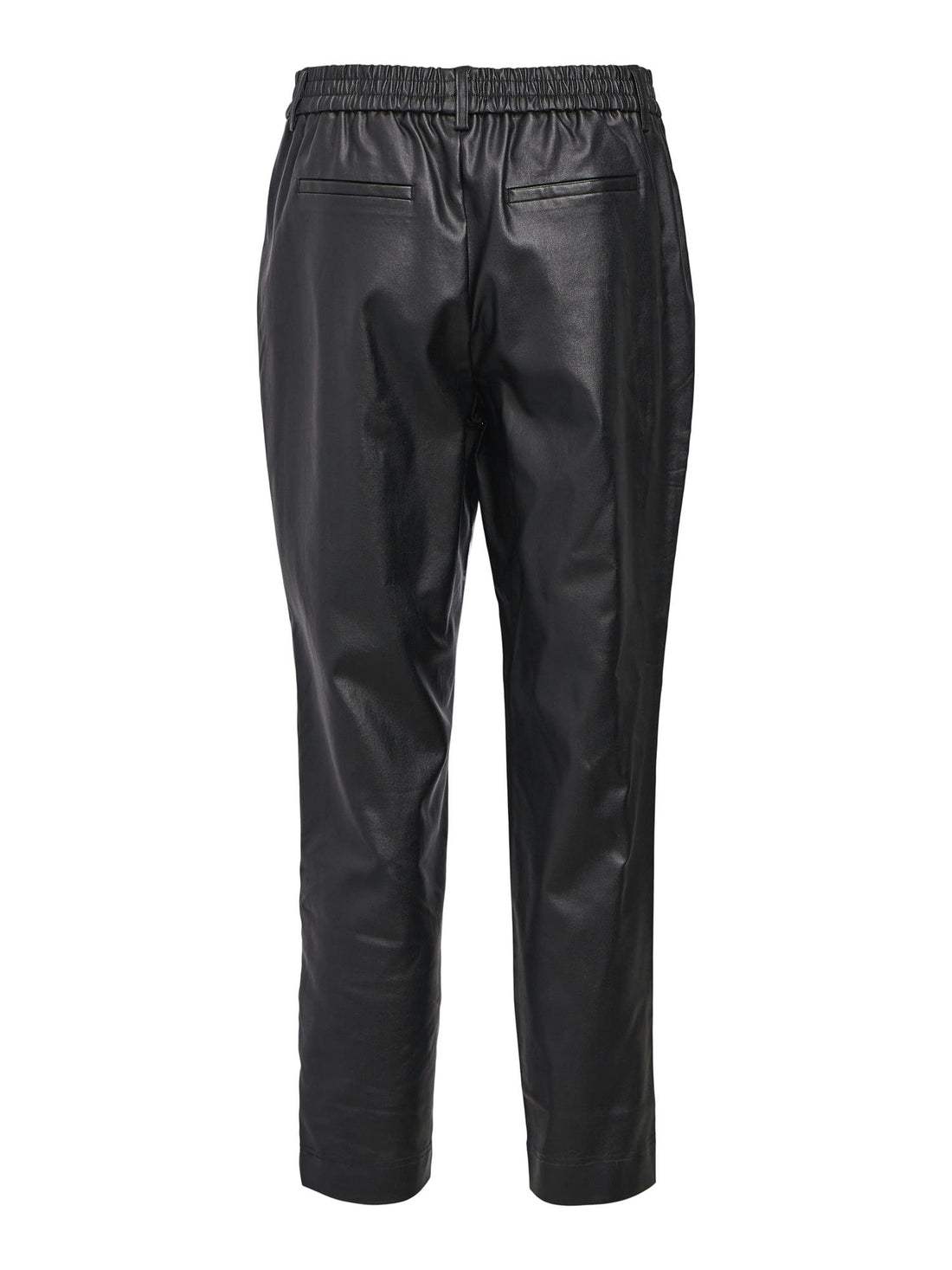 OBJMELBA LISA SLIM COATED PANT 135 DIV Svart