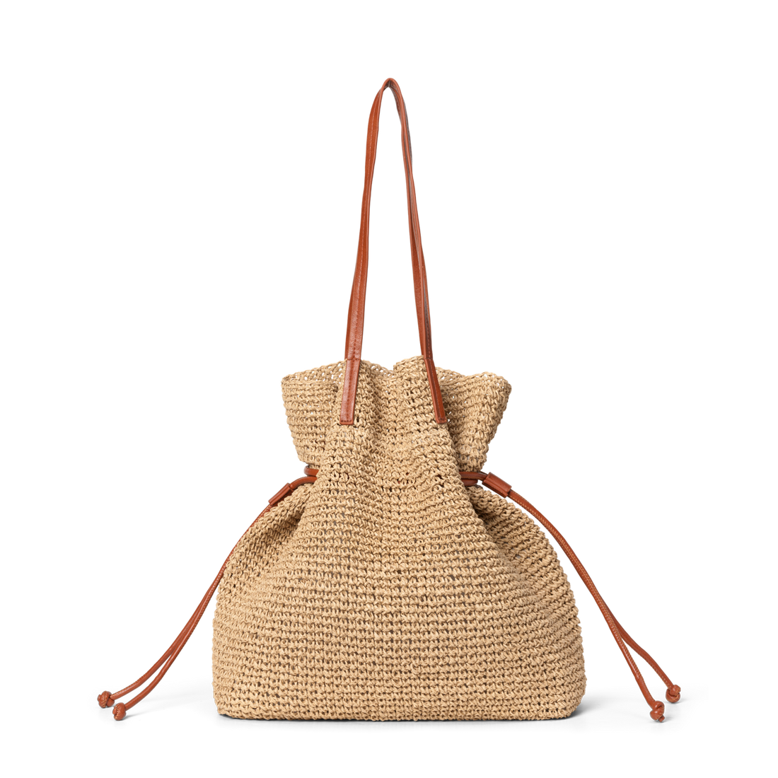 Day Natural Straw Shoulder Beige