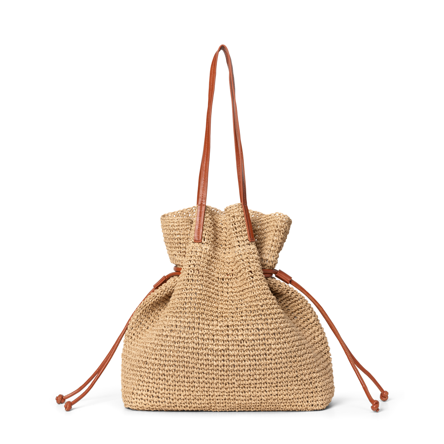 Day Natural Straw Shoulder Beige