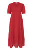 Sbalexa G Long Solid Dress Rød