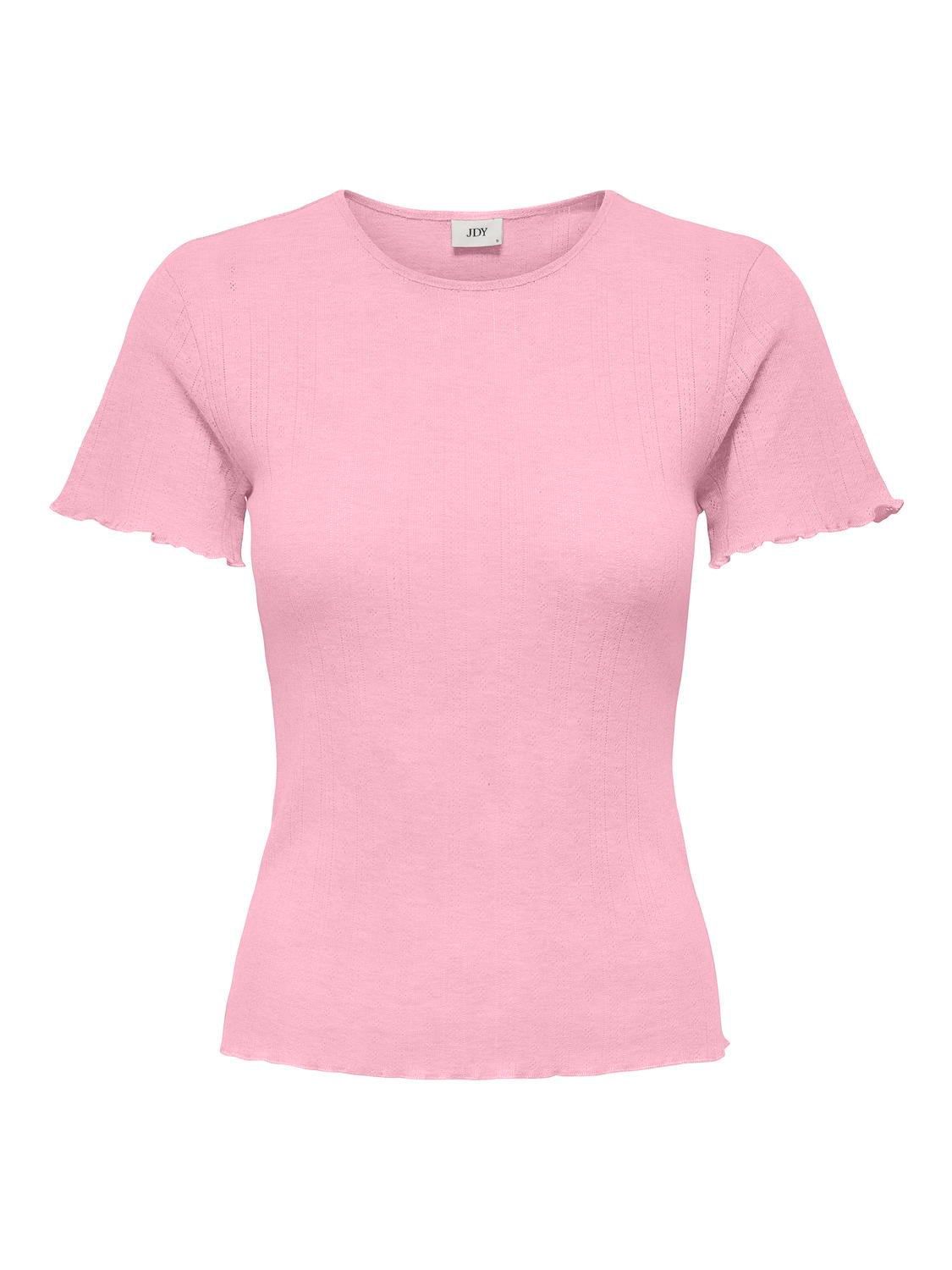 JDYSALSA LIFE S/S O NECK TOP JRS DIA Lys Rosa