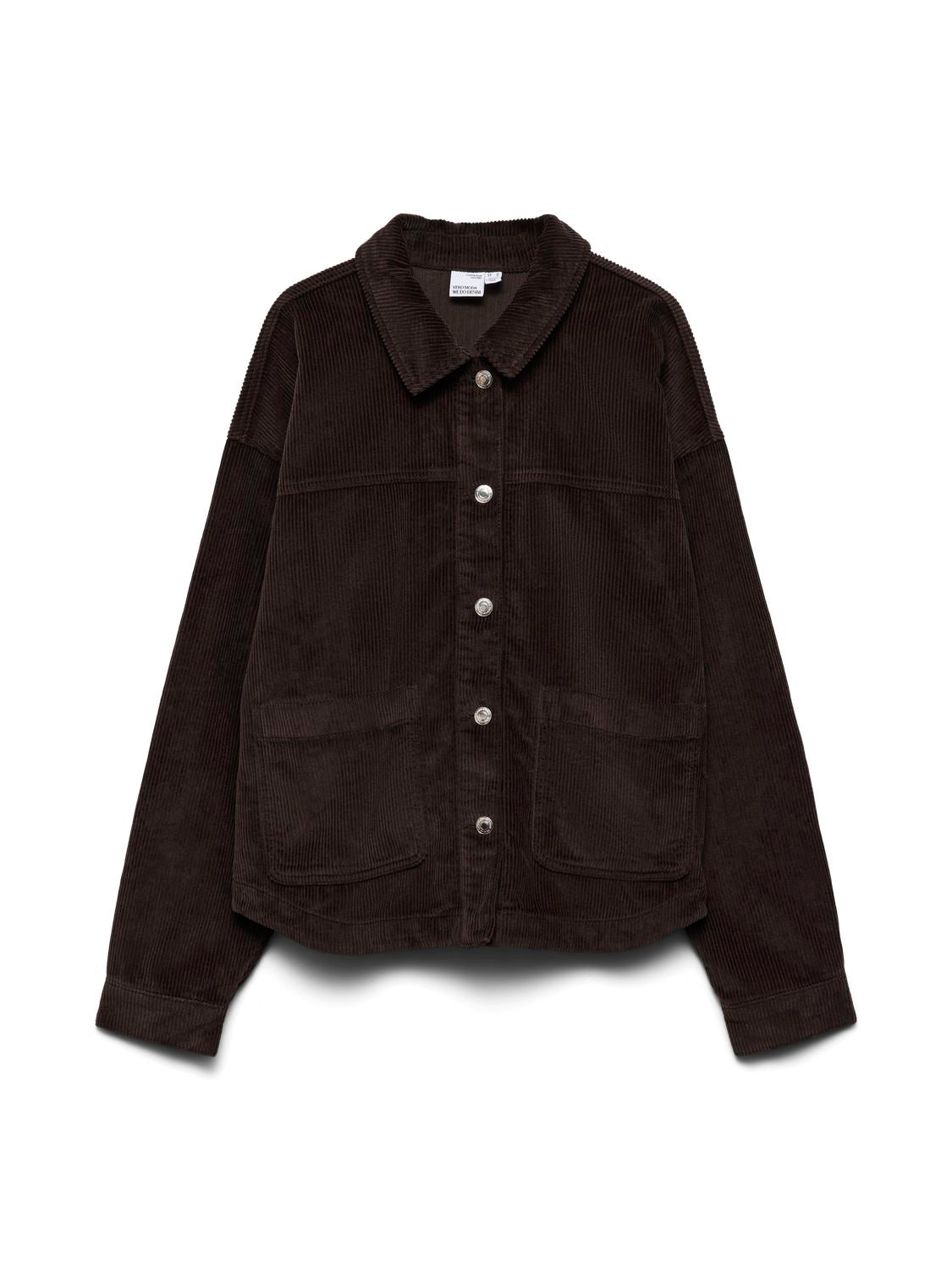 Vmjamie Ls Corduroy Shacket Mix Noos Brun